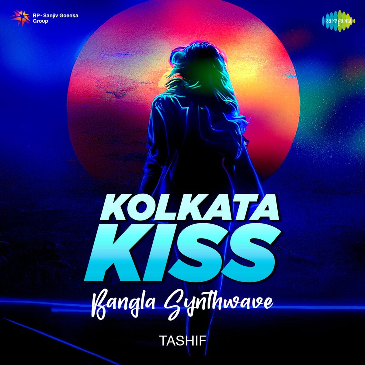 Album cover of Kolkata Kiss - Bangla Synthwave