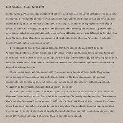 Cover of Suite: April 2020