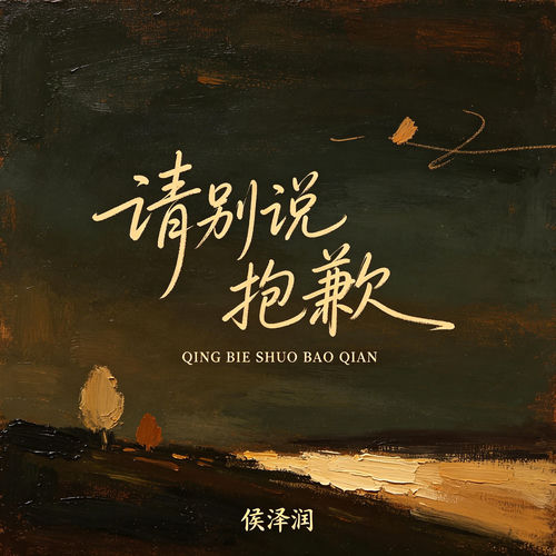 请别说抱歉