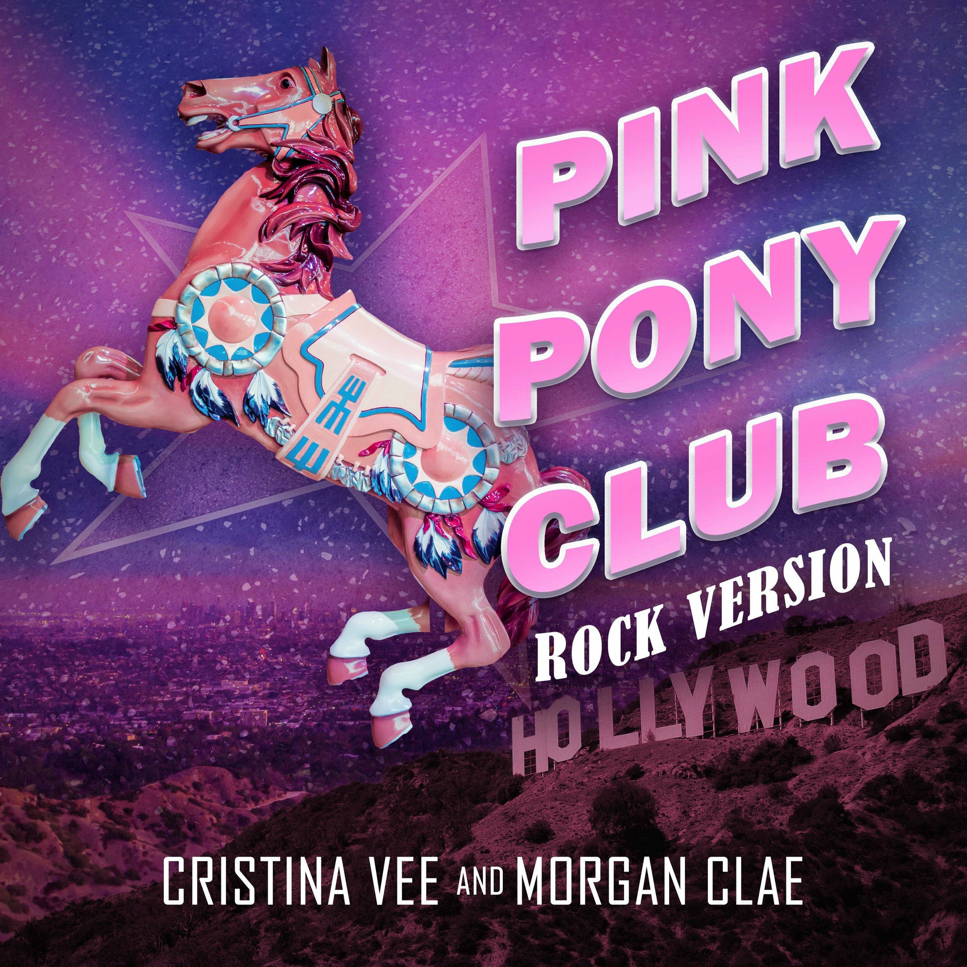 Album cover of Pink Pony Club (Rock Version) (feat. Morgan Clae)