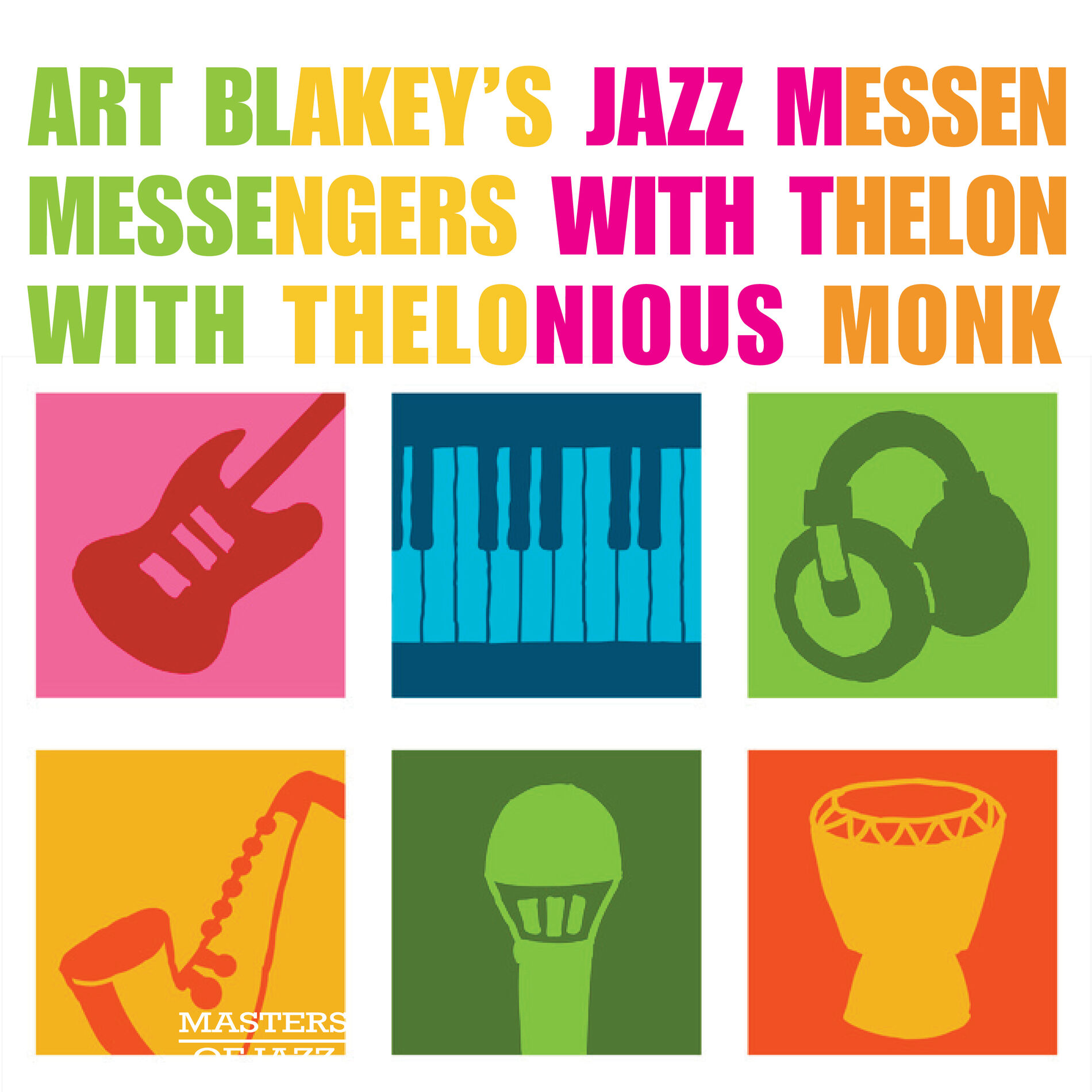 Album cover of Art Blakey's Jazz Messengers with Thelonious Monk﻿