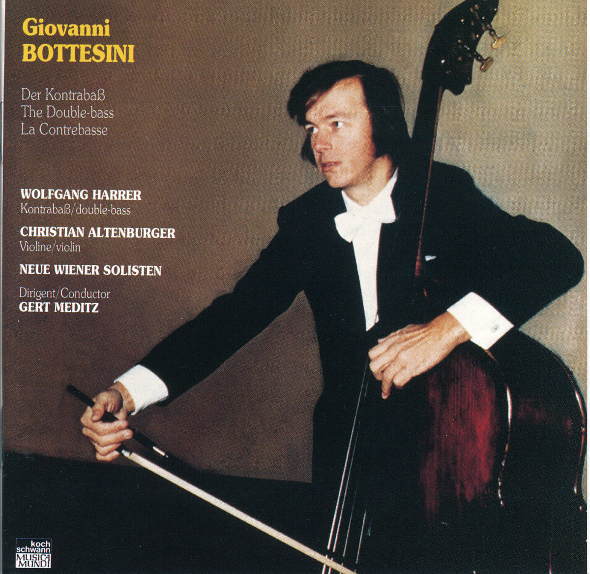 Album cover of Concerto in B minor for Double-bass and Orchestra : 1. Allegro moderato