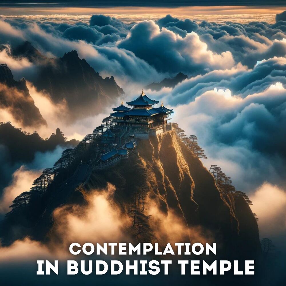 Picture of Contemplation in Buddhist Temple