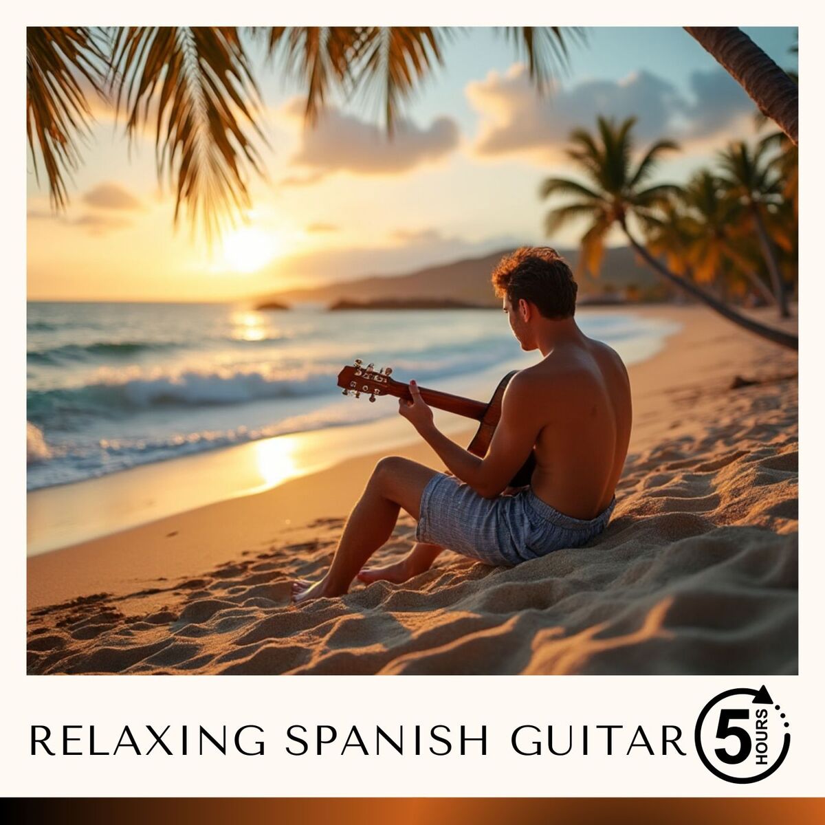 Album cover of 5 Hours of Relaxing Spanish Guitar Music