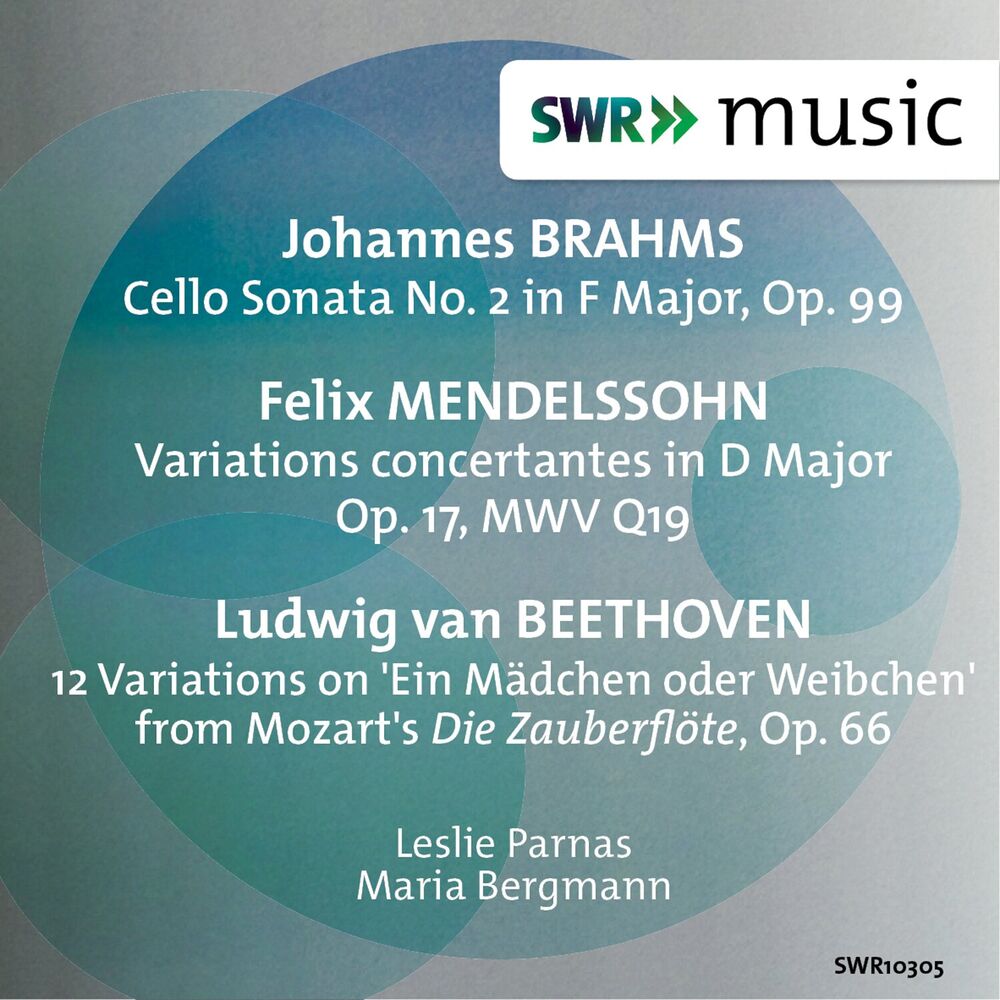 Picture of Brahms, Mendelssohn & Beethoven: Works for Cello