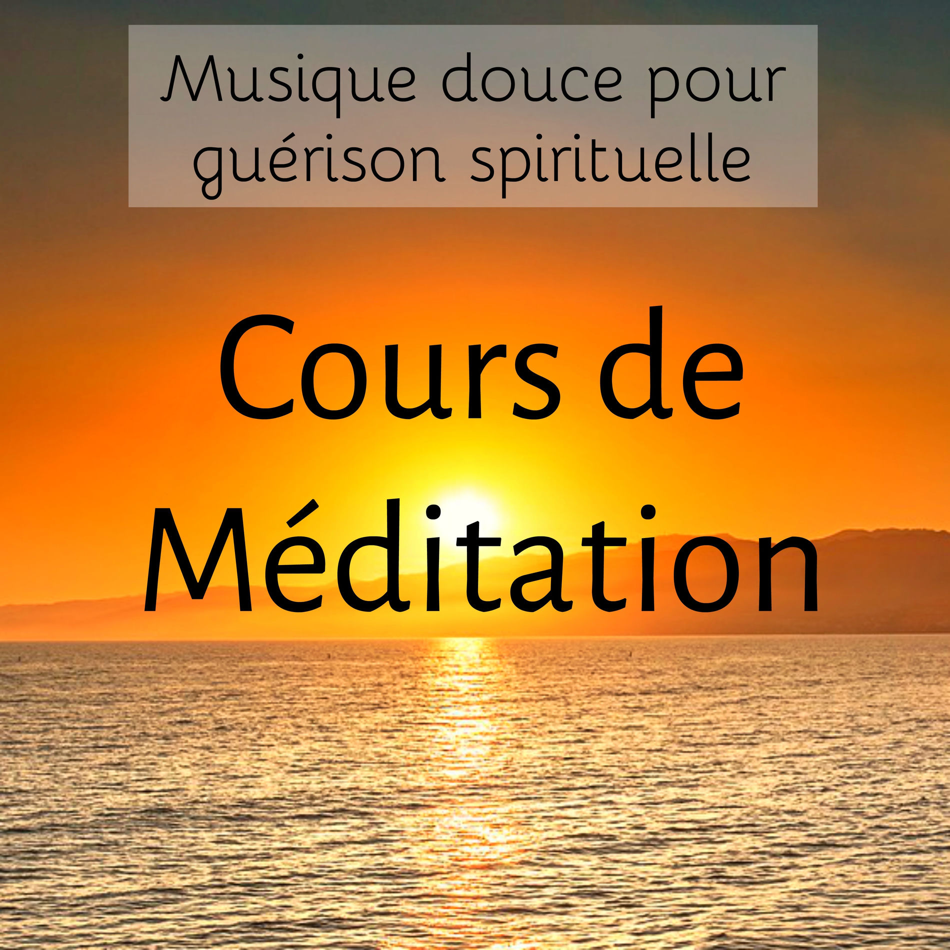 Album cover of Cours de Méditation - Musique douce pour guérison spirituelle chakra couleur équilibre émotionnel avec sons de la nature instrumen