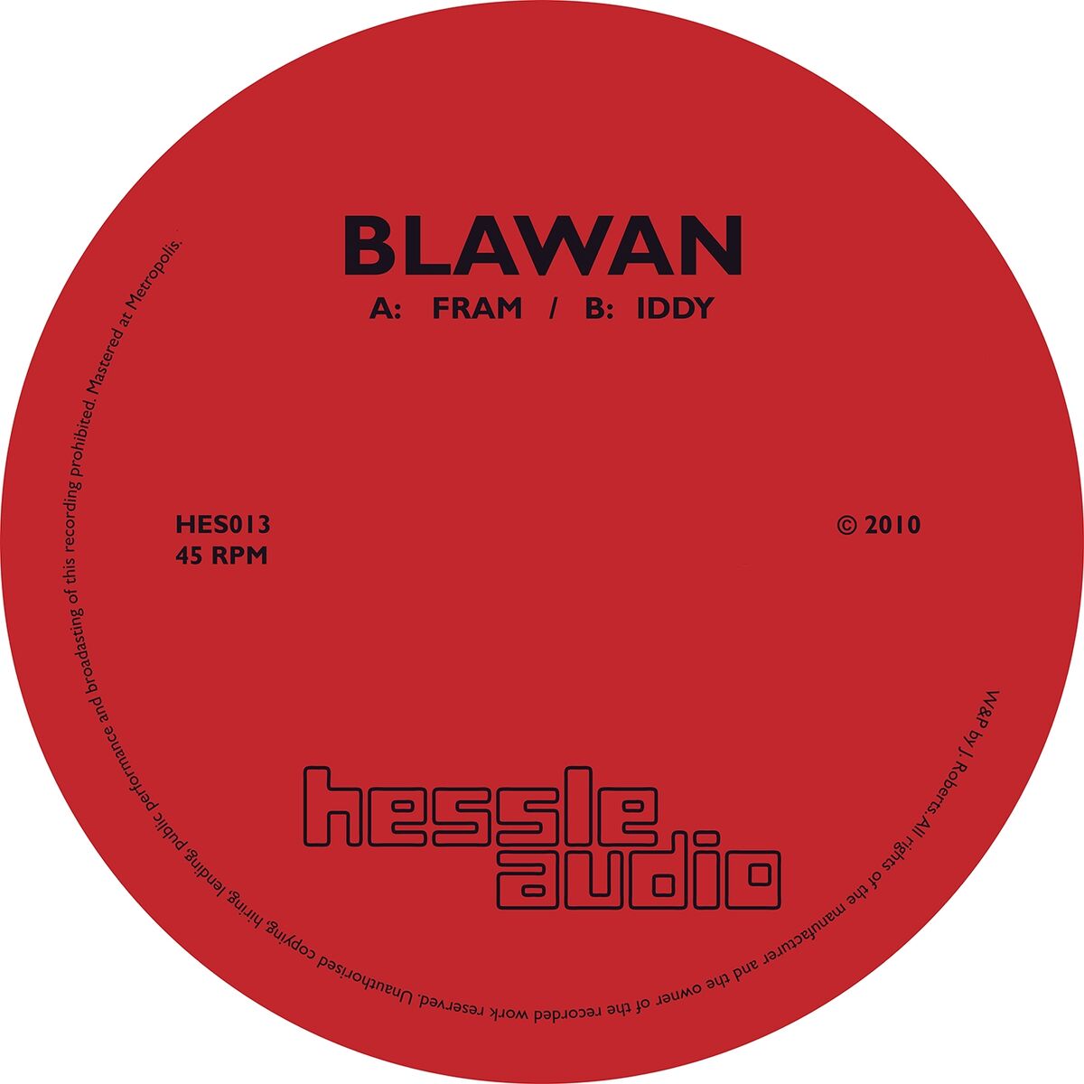 Album cover of Fram / Iddy