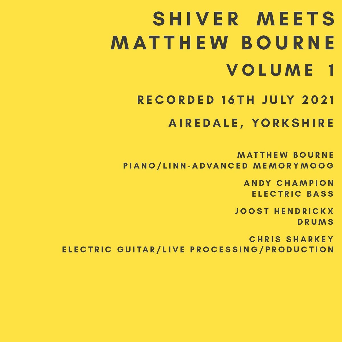 Album cover of Shiver Meets Matthew Bourne, Vol. 1