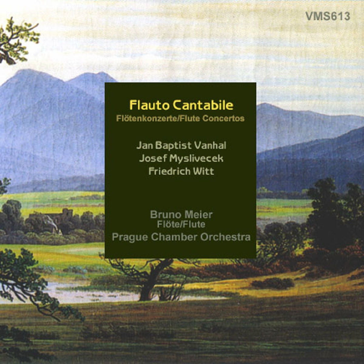 Album cover of Flauto Cantabile (Bohemian Flute Concertos)