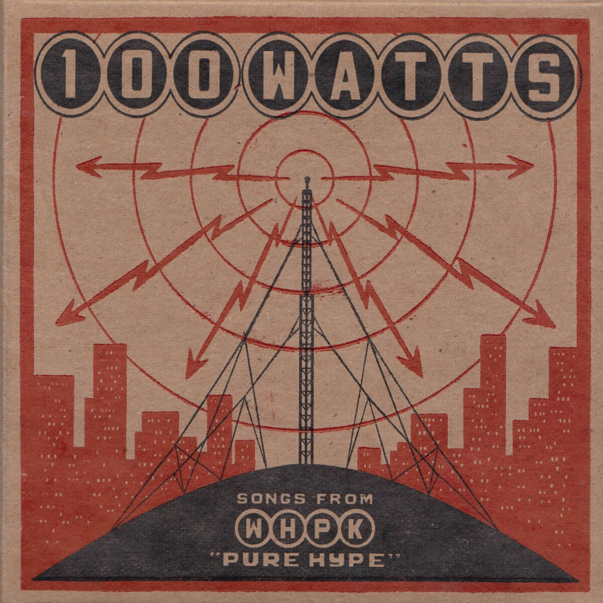 Album cover of 100 Watts: Songs From WHPK's Pure Hype