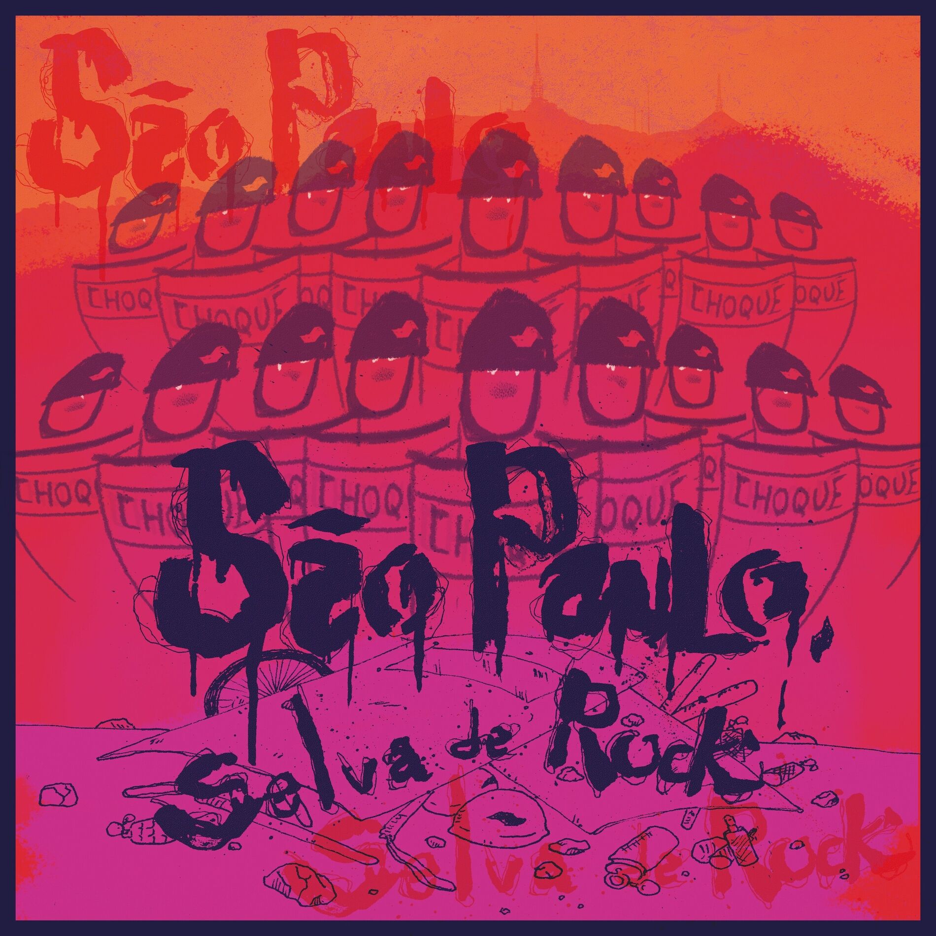 Album cover of São Paulo, Selva de Rock