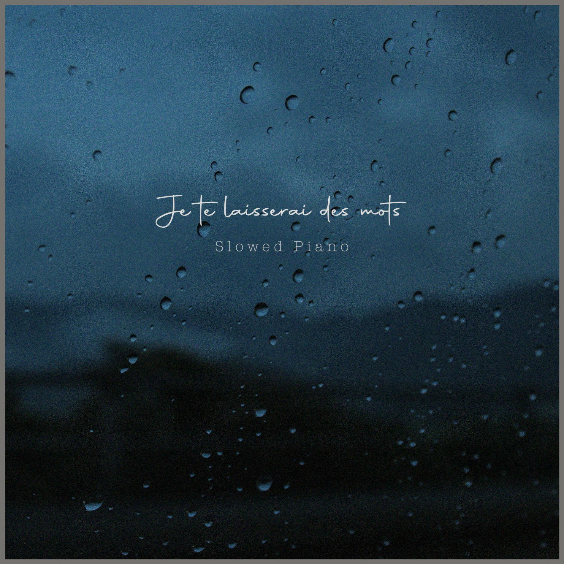 Album cover of Je te laisserai des mots (Slowed Piano)