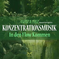 Cover of 432Hz Konzentrationsmusik: In den Flow Kommen - 15 Hz Binaurale Beats high Beta