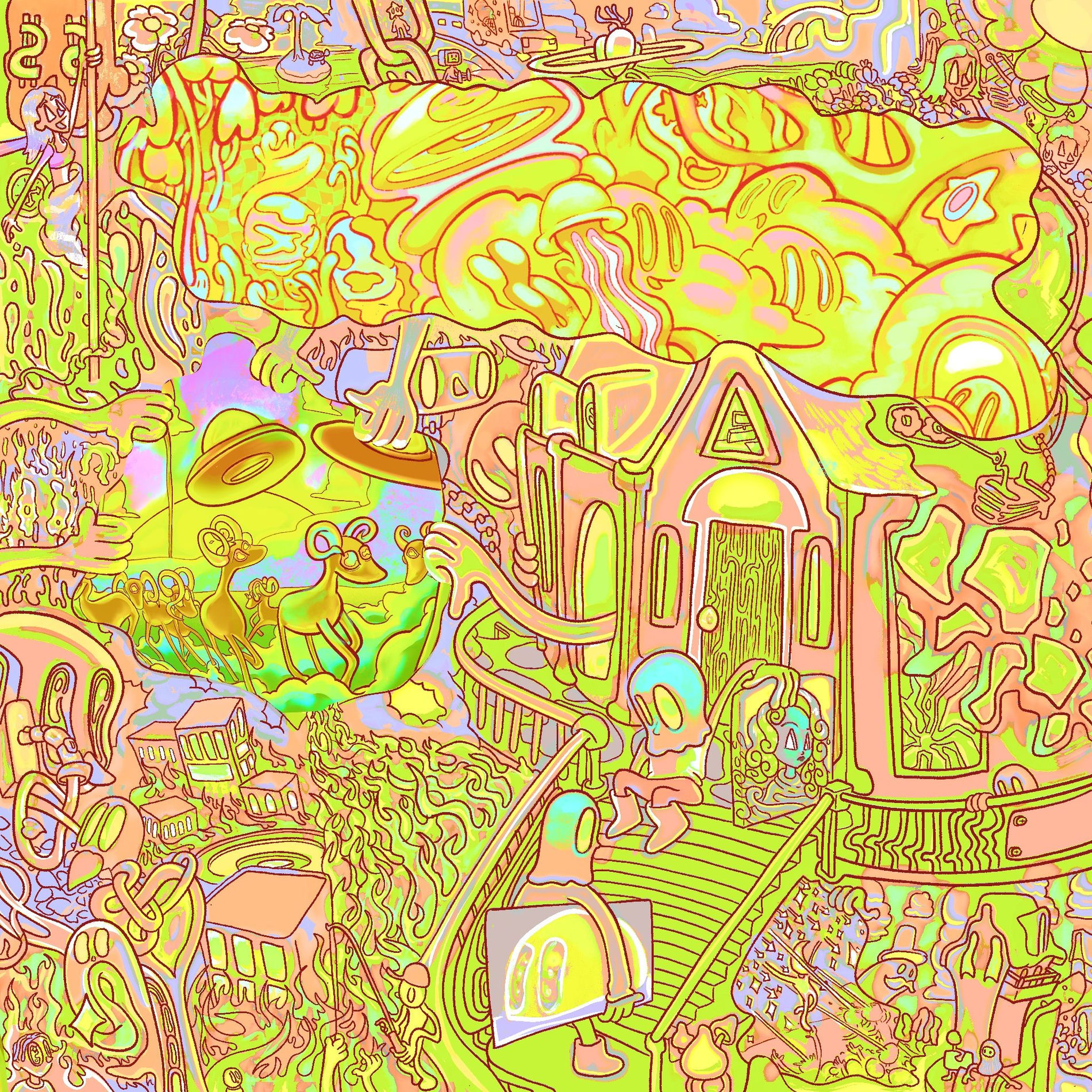 Album cover of back around