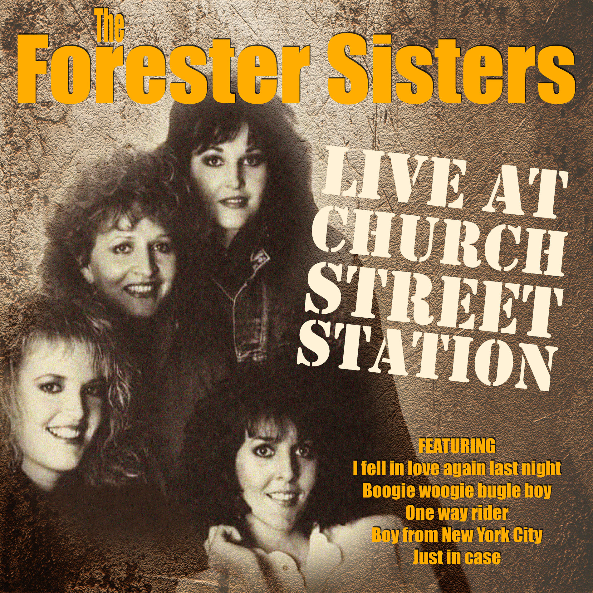 Album cover of The Forester Sisters - Live at Church Street Station