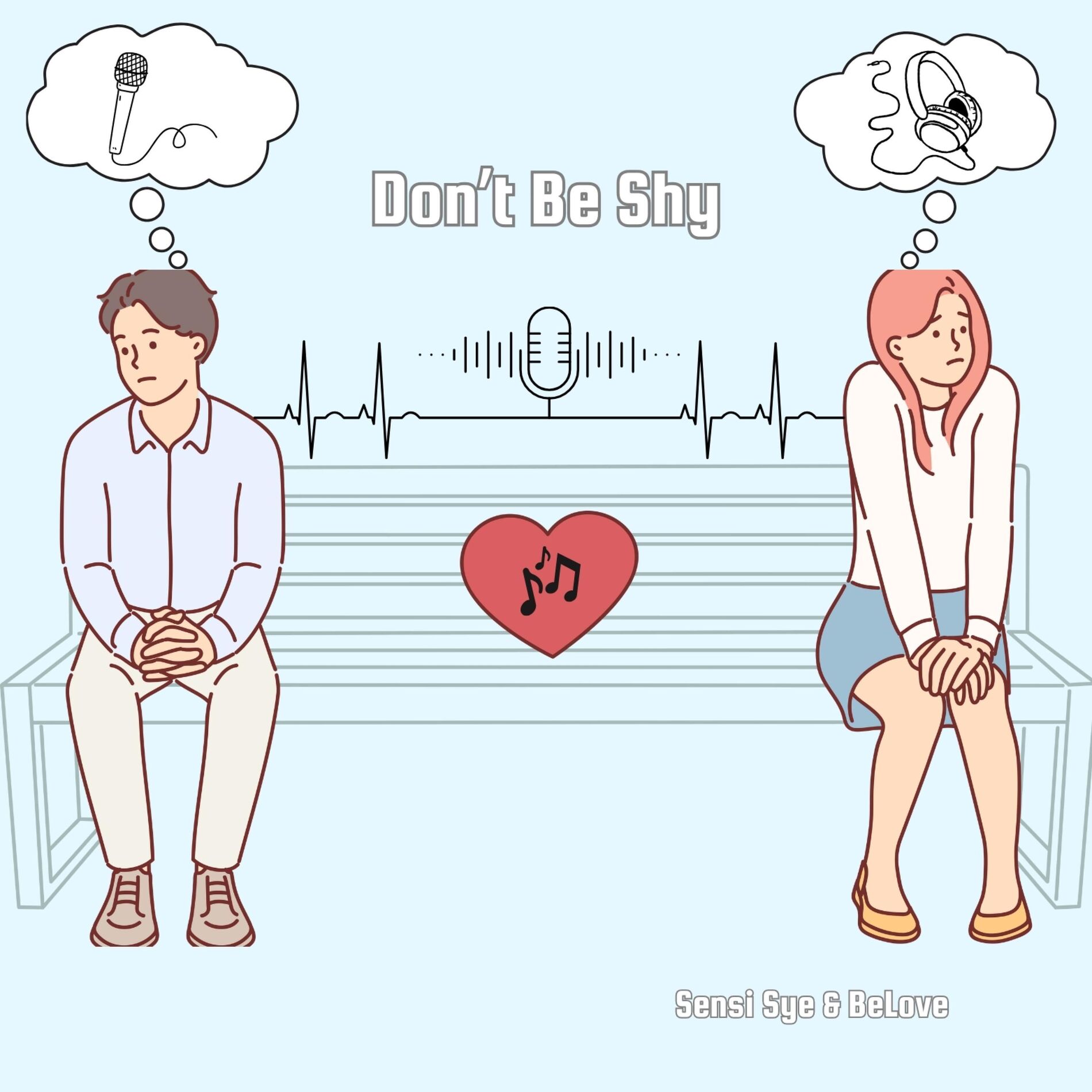 Album cover of Don't Be Shy (feat. Sensi Sye)