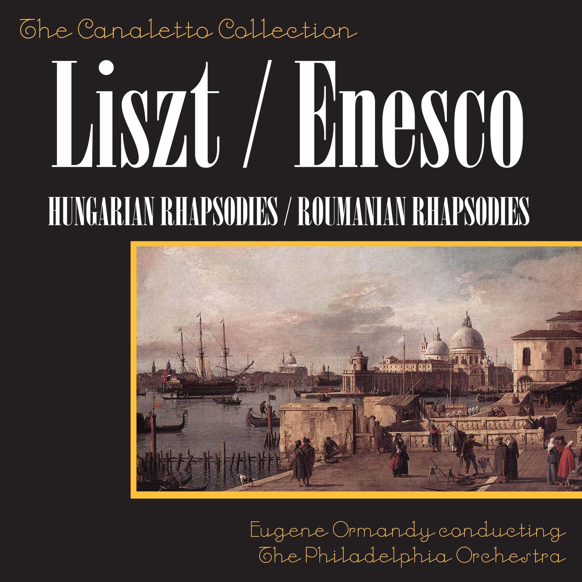 Album cover of Franz Liszt: Hungarian Rhapsodies 1 & 2 / George Enescu: Romanian Rhapsodies 1 & 2