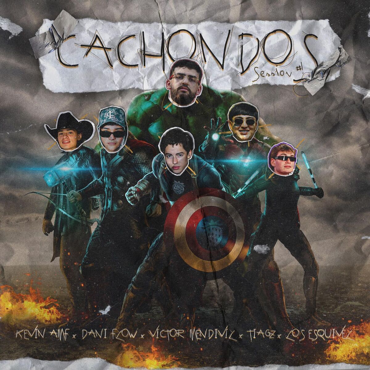 Album cover of Cachondos Session #1 (feat. Sebastian Esquivel, Eugenio Esquivel, Tiagz & Los Esquivel)