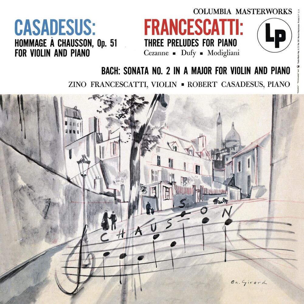 Picture of Casadesus: Hommage á Chausson - Francescatti: 3 Preludes for Piano - Bach: Violin Sonata No. 2