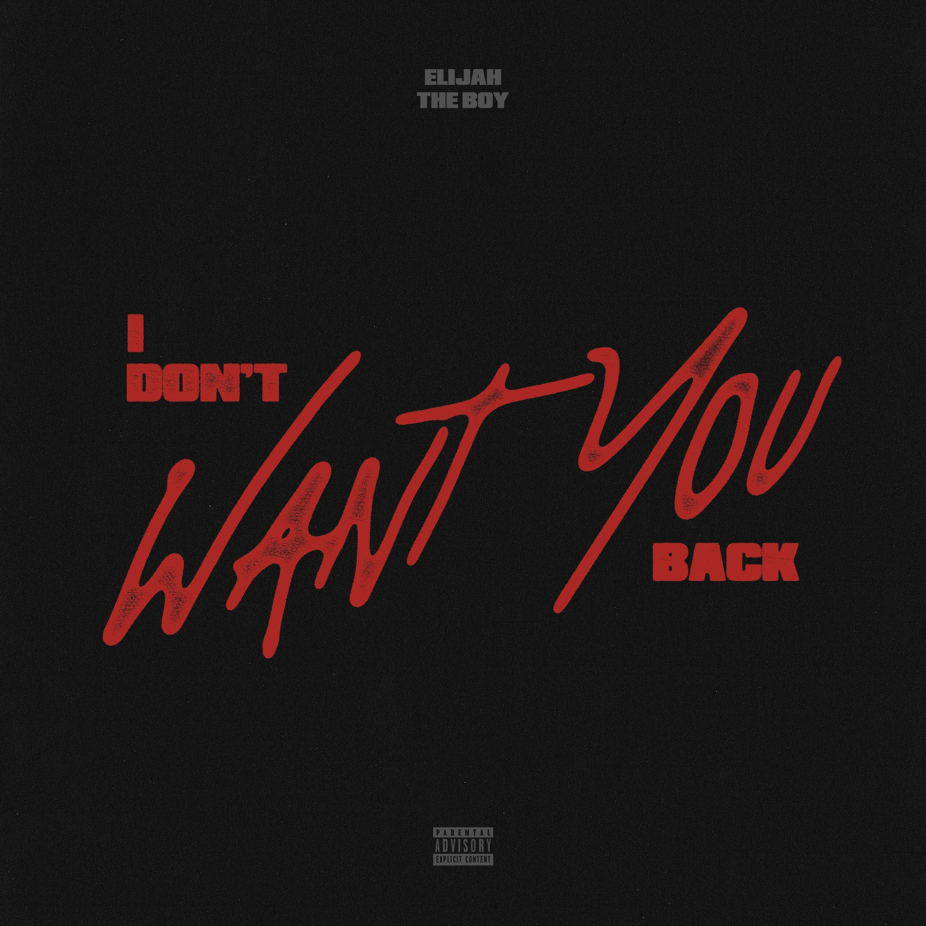 Album cover of I Don't Want You Back