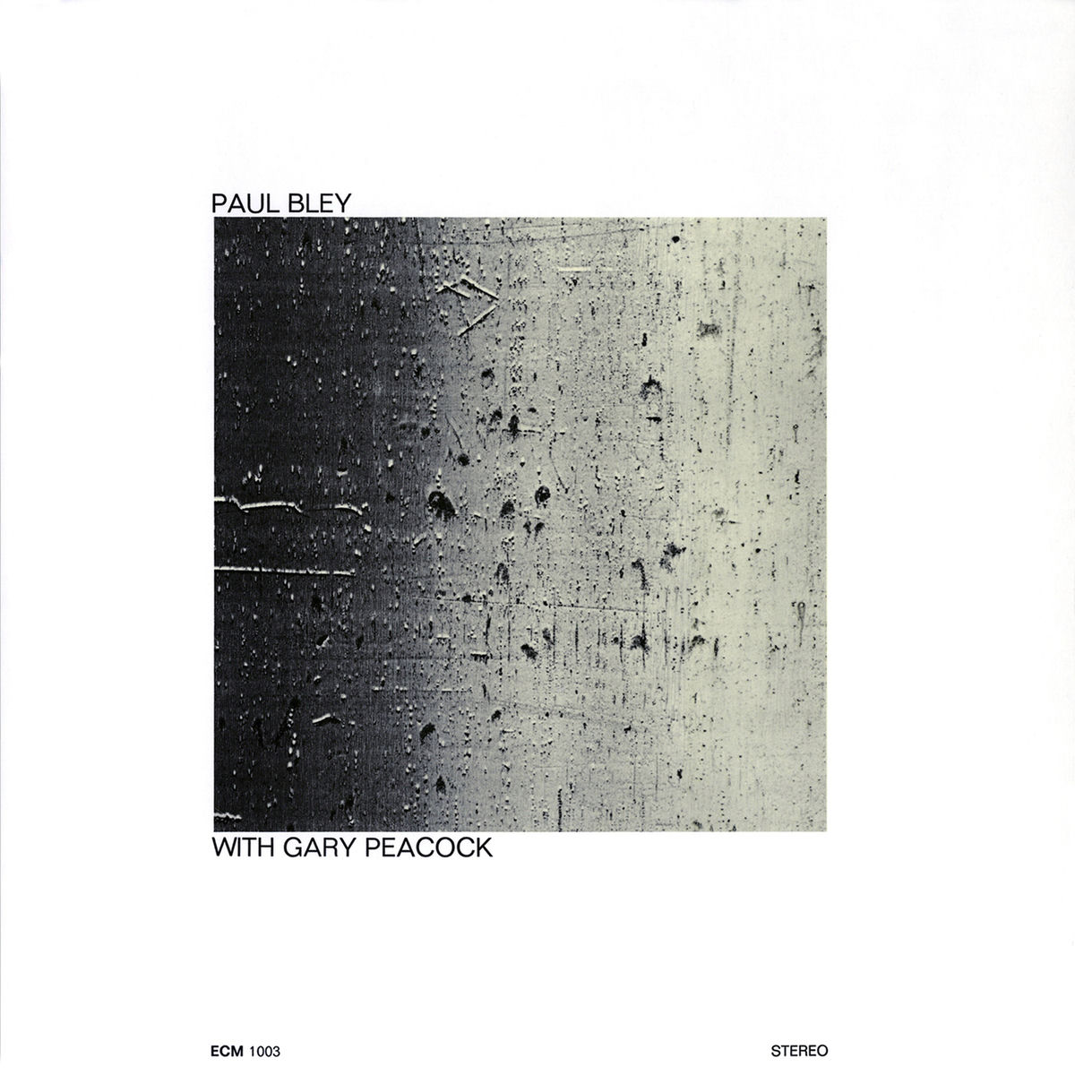 Album cover of With Gary Peacock