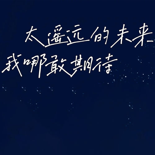 太遥远的未来我哪敢期待