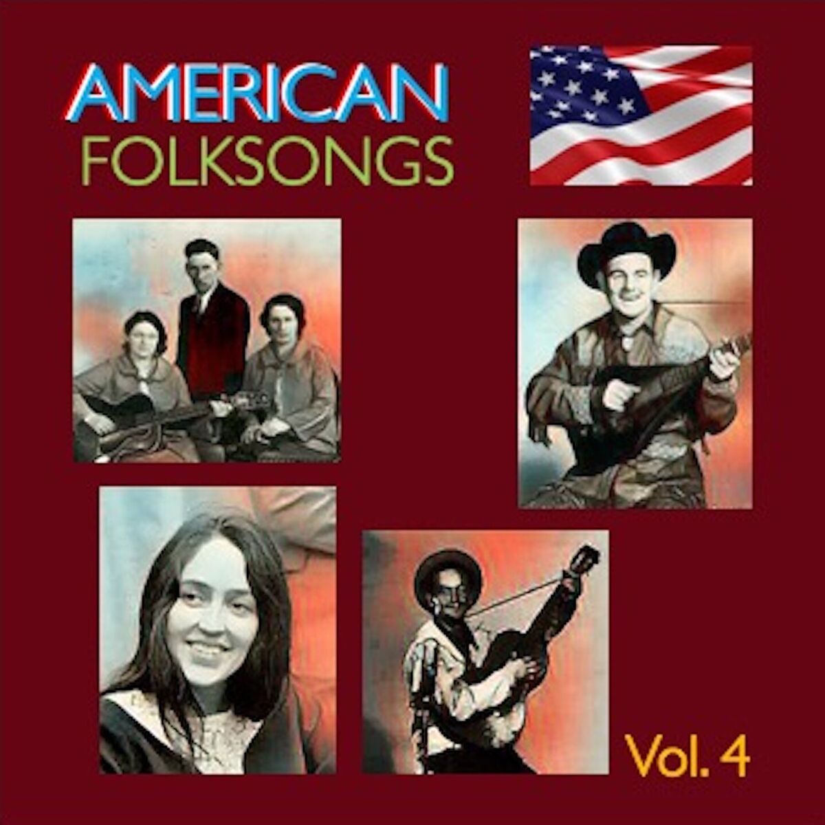 Album cover of American Folksongs, Vol. 4
