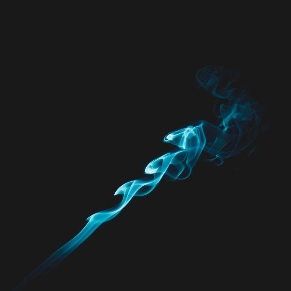 Picture of smoking alone