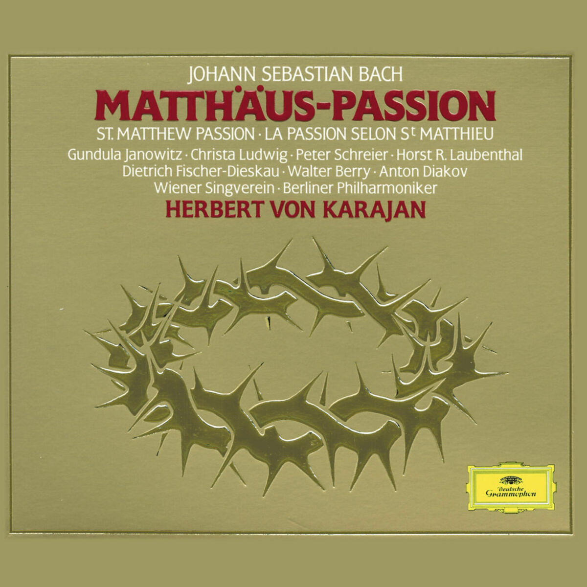 Album cover of J.S. Bach: Matthäus-Passion
