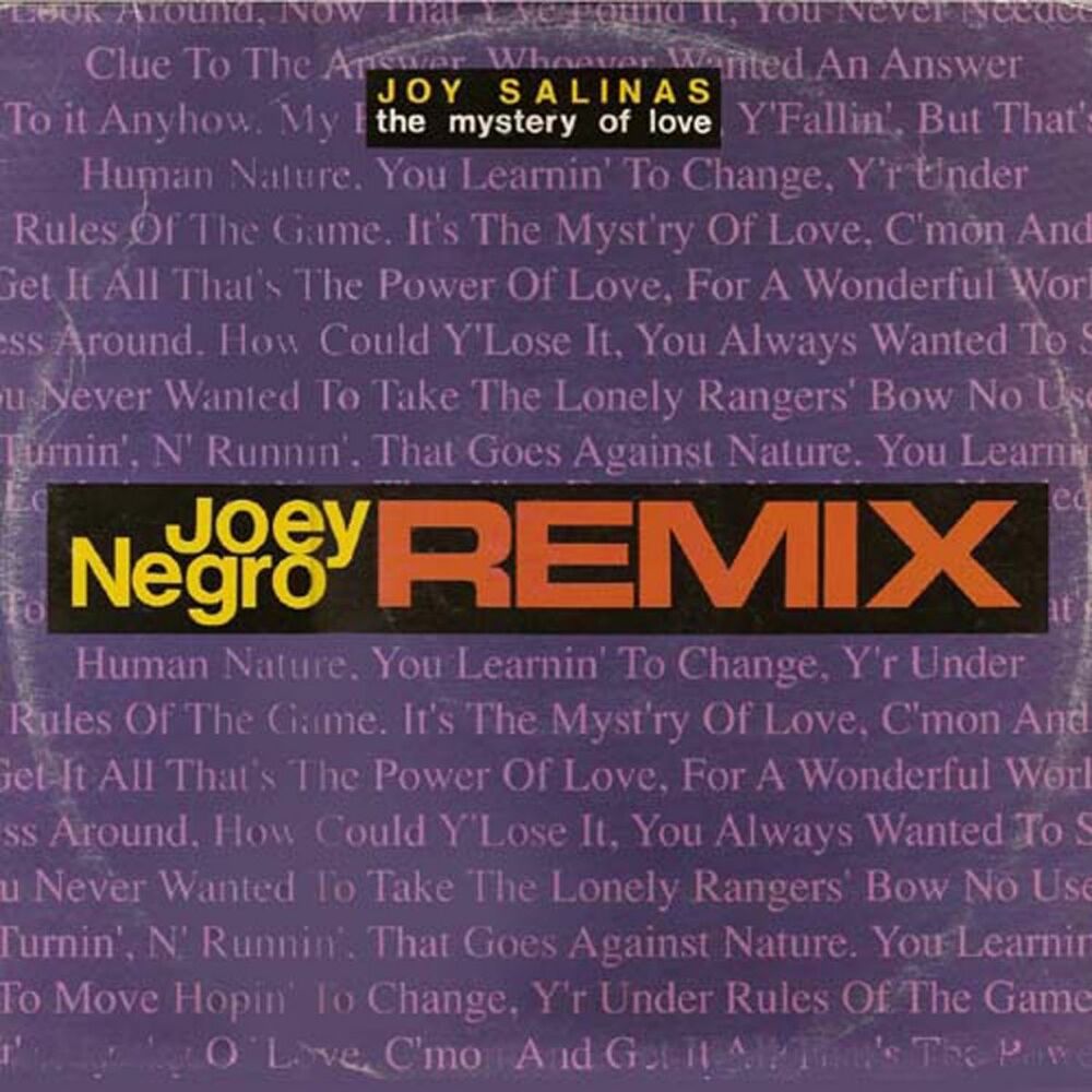 Picture of The mystery of love (Joey Negro Remix)