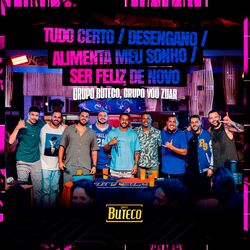 Cover of Tudo Certo / Desengano / Alimenta Meu Sonho / Ser Feliz de Novo (Ao Vivo)