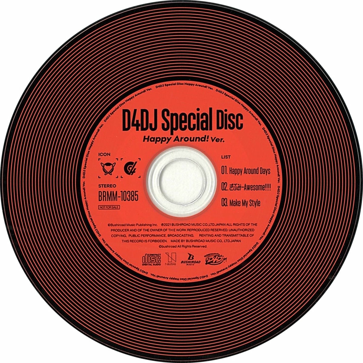 【非売品】D4DJ Special Disc 特典CD 3枚セット D4DJ特典CD SPECIAL DISC Peaky P-key ver