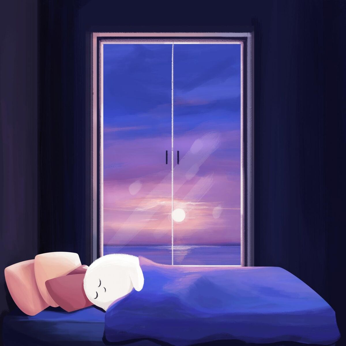 Album cover of a compilation of gentle vocals to help you sleep