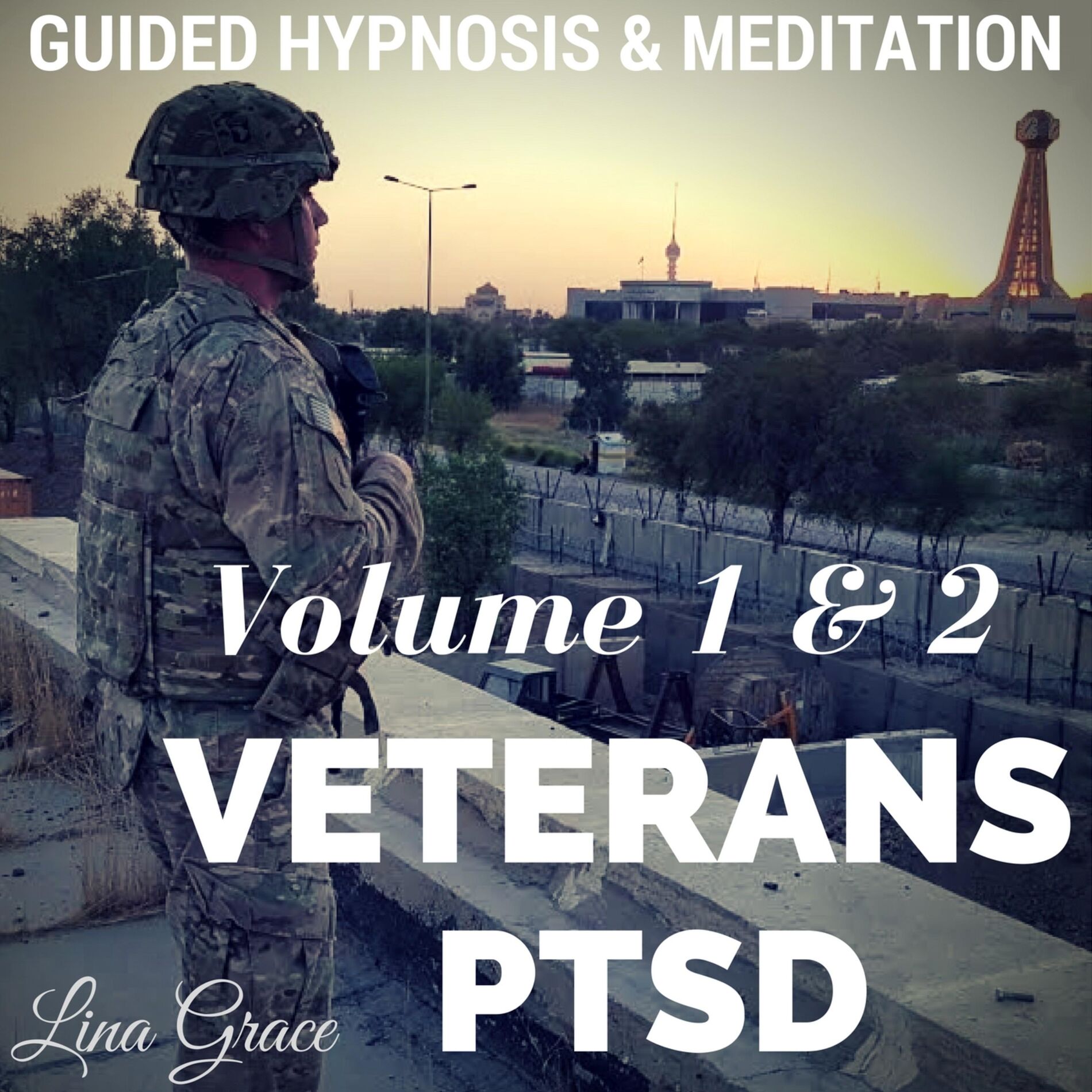 Album cover of Guided Meditation and Sleep Hypnosis for Veterans with Ptsd