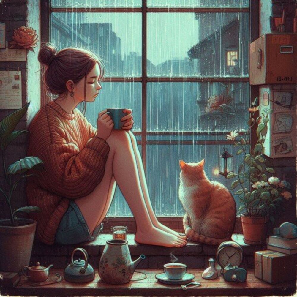 Picture of Melancholy Echoes: Sad Lofi Music