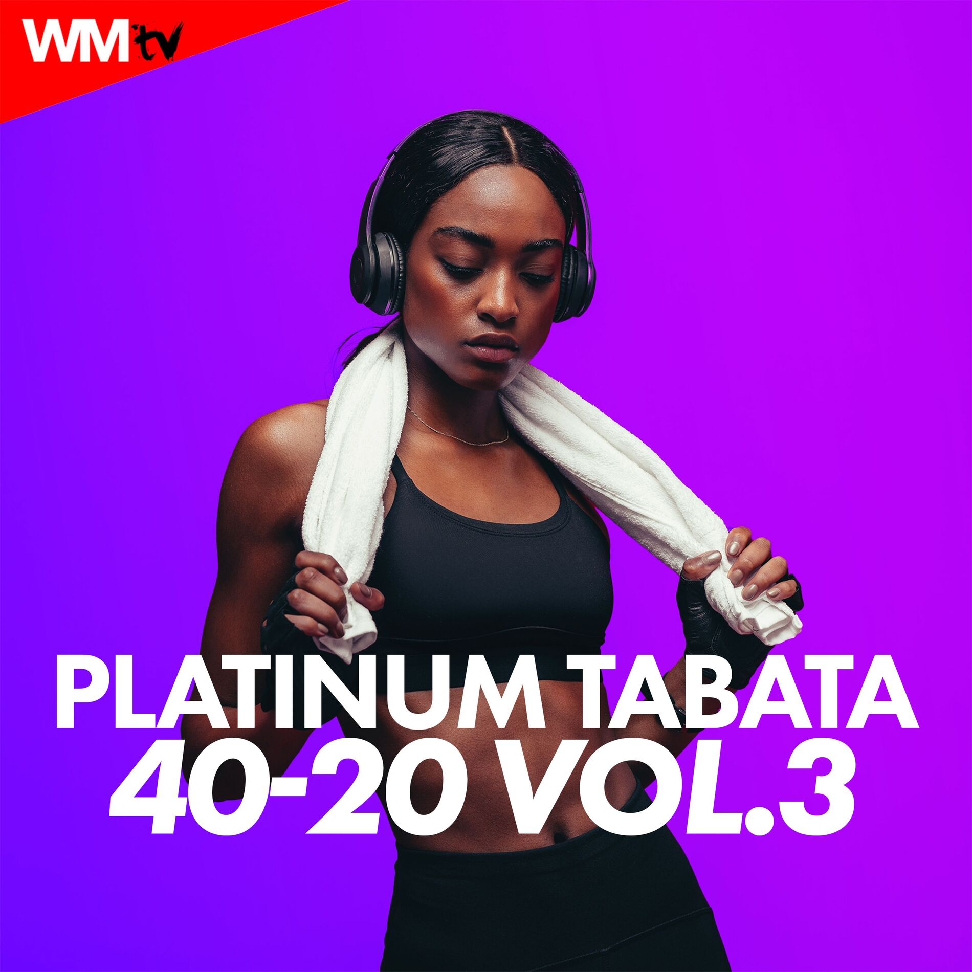 Album cover of Platinum Tabata 40-20 Vol. 3 (40 Sec. Work and 20 Sec. Rest Cycles With Vocal Cues / High Intensity Interval Training Compilation