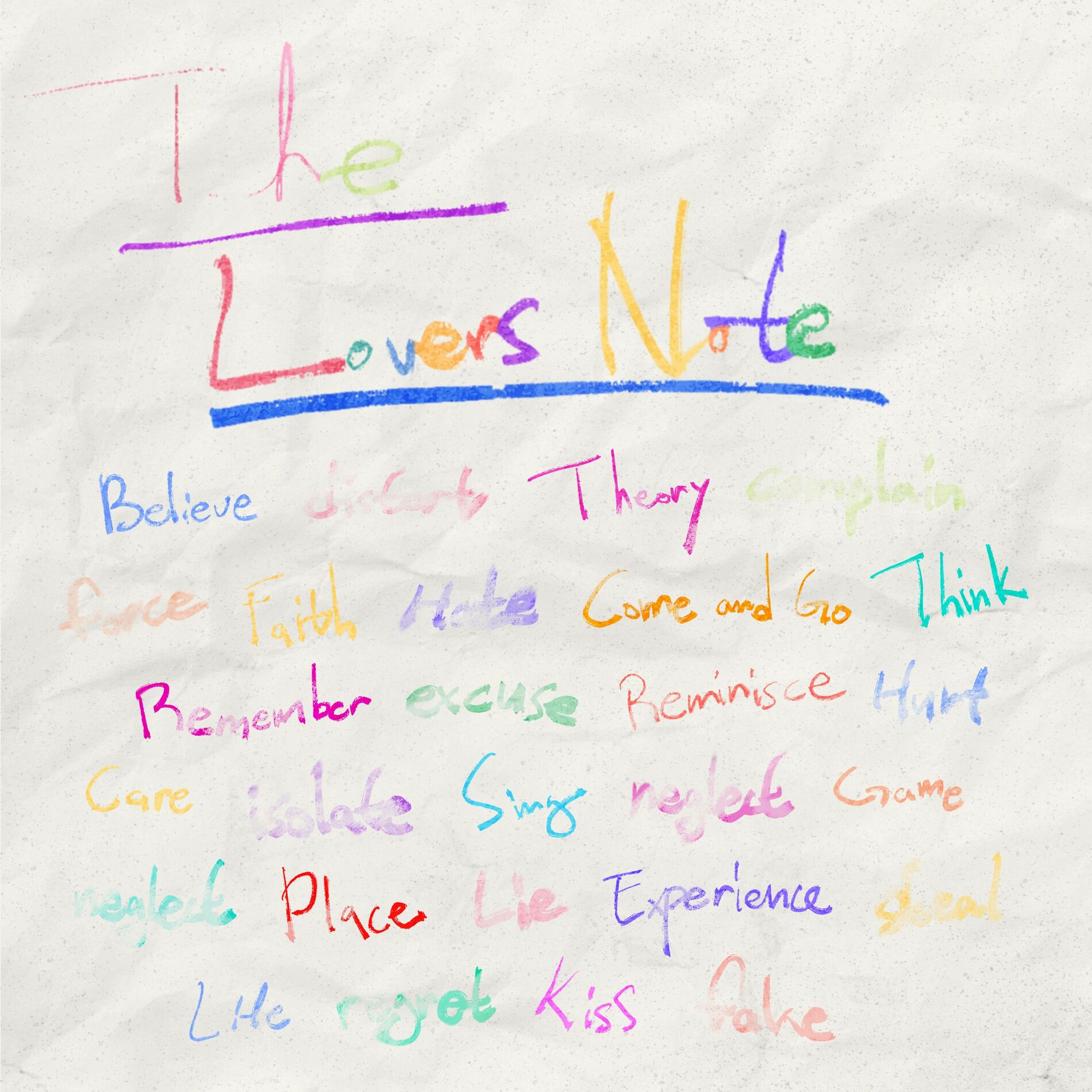 Album cover of The Lovers Note