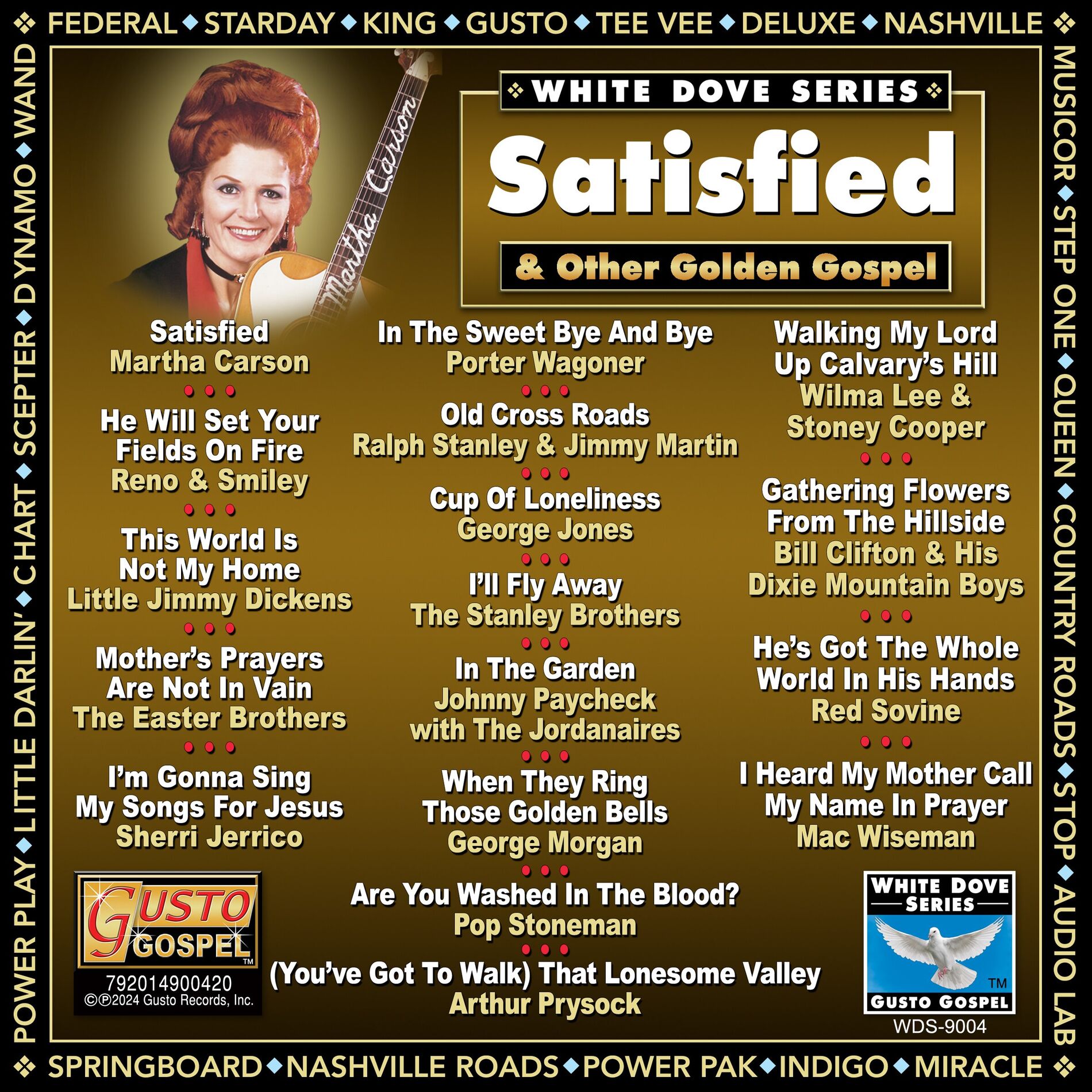 Album cover of Satisfied & Other Golden Gospel