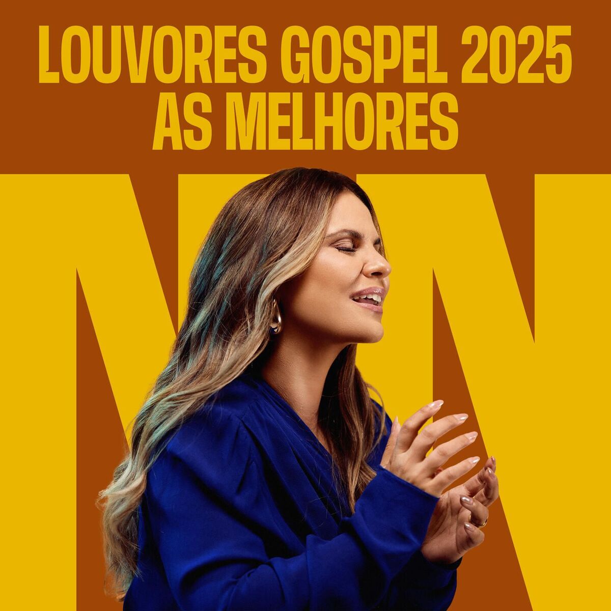 Album cover of Louvores Gospel 2025 - As Melhores