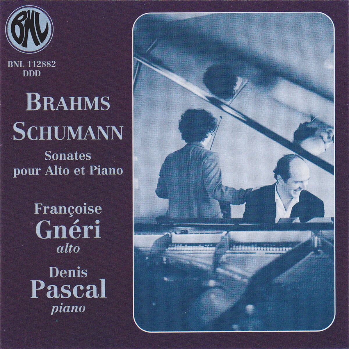 Album cover of Sonate pour alto et piano in F Minor, Op. 120: II. Andante un poco adagio