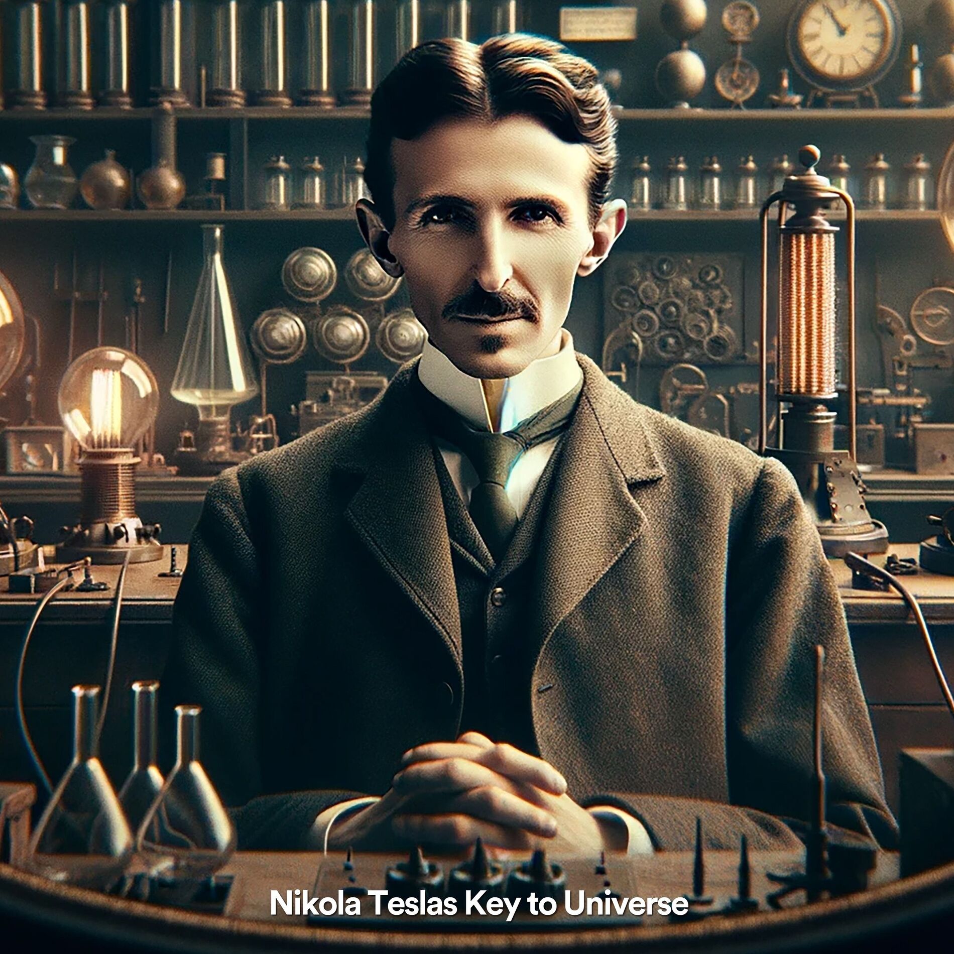 Album cover of Nikola Teslas Key to Universe