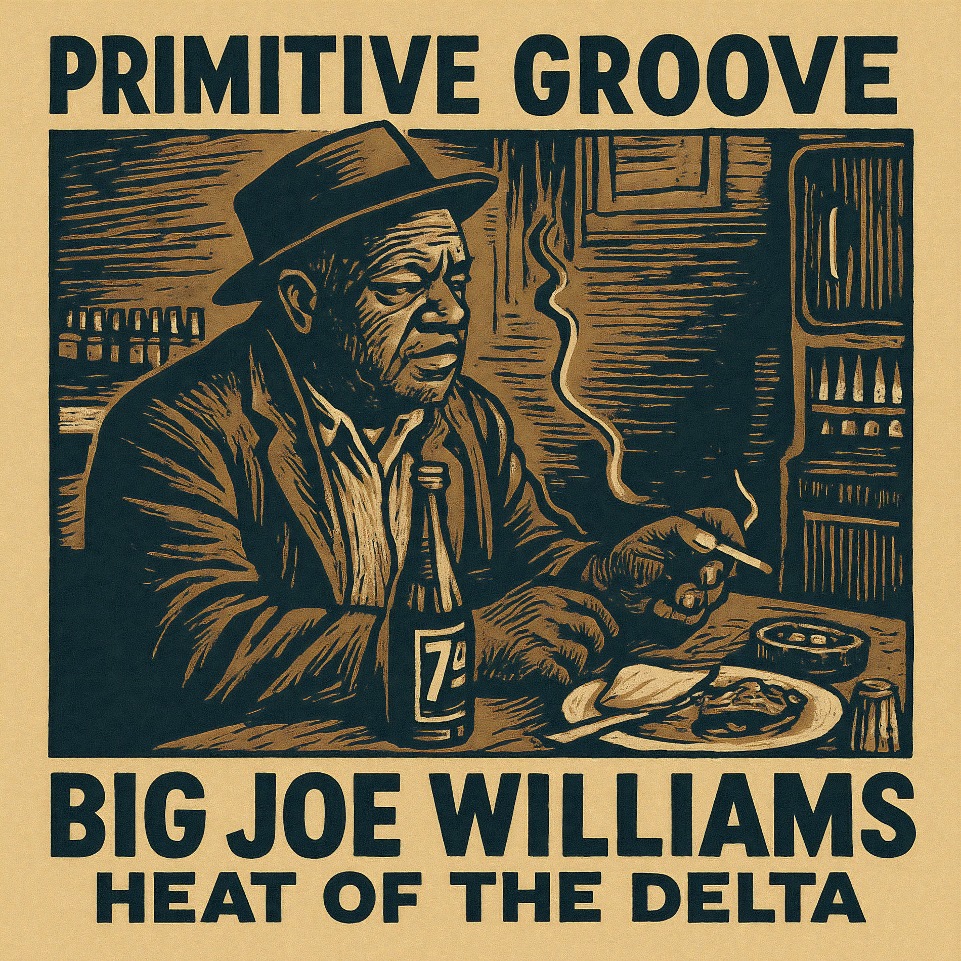 Album cover of Primitive Groove - Big Joe Williams Heat of the Delta