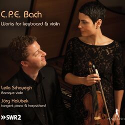Cover of C.P.E. Bach: Works for Keyboard and Violin