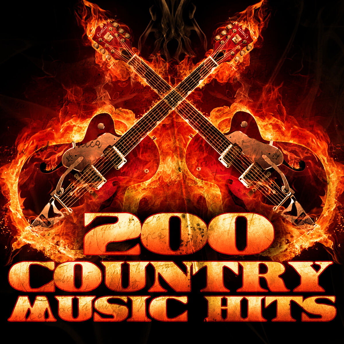 Album cover of 200 Country Music Hits