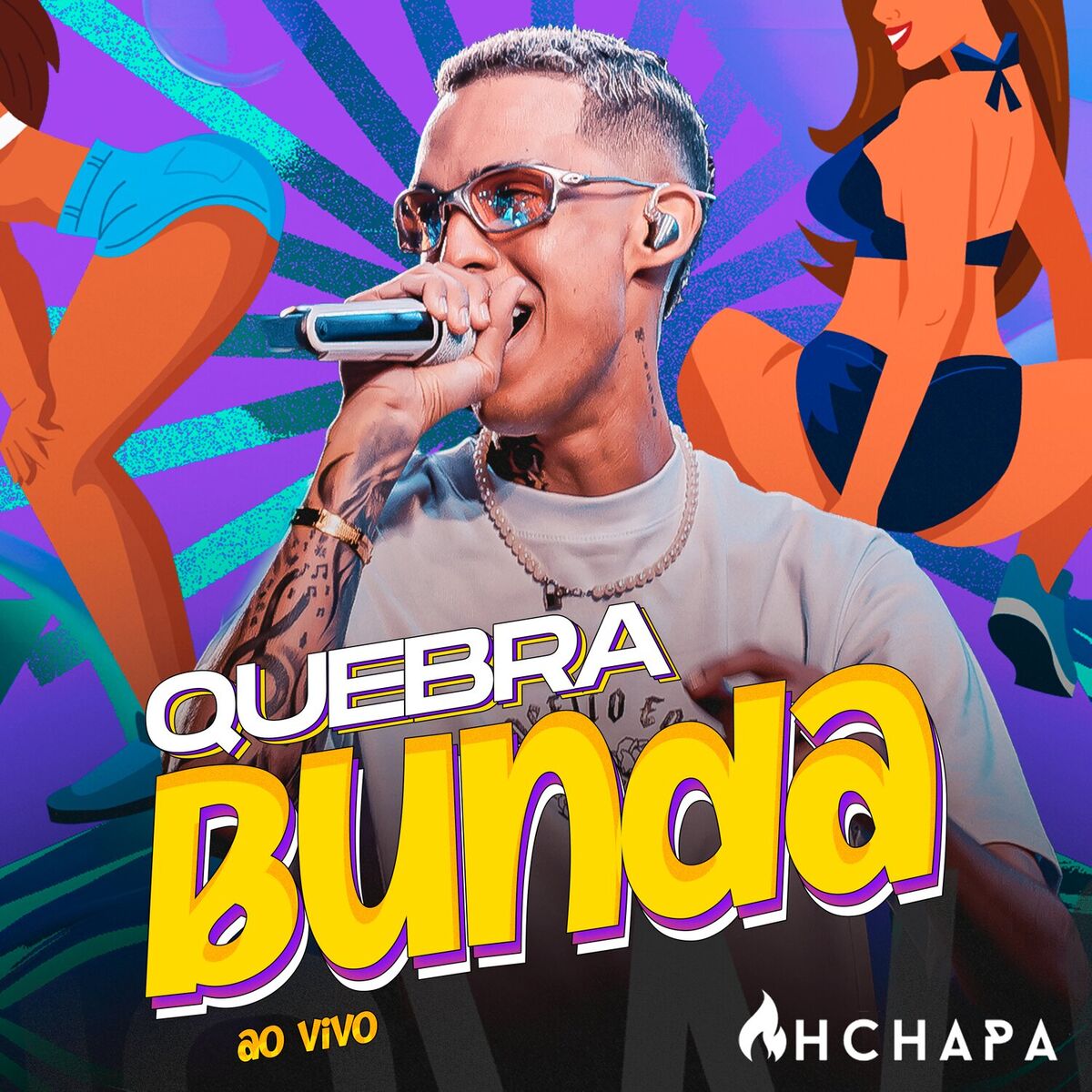 Album cover of Quebra Bunda (Ao Vivo)
