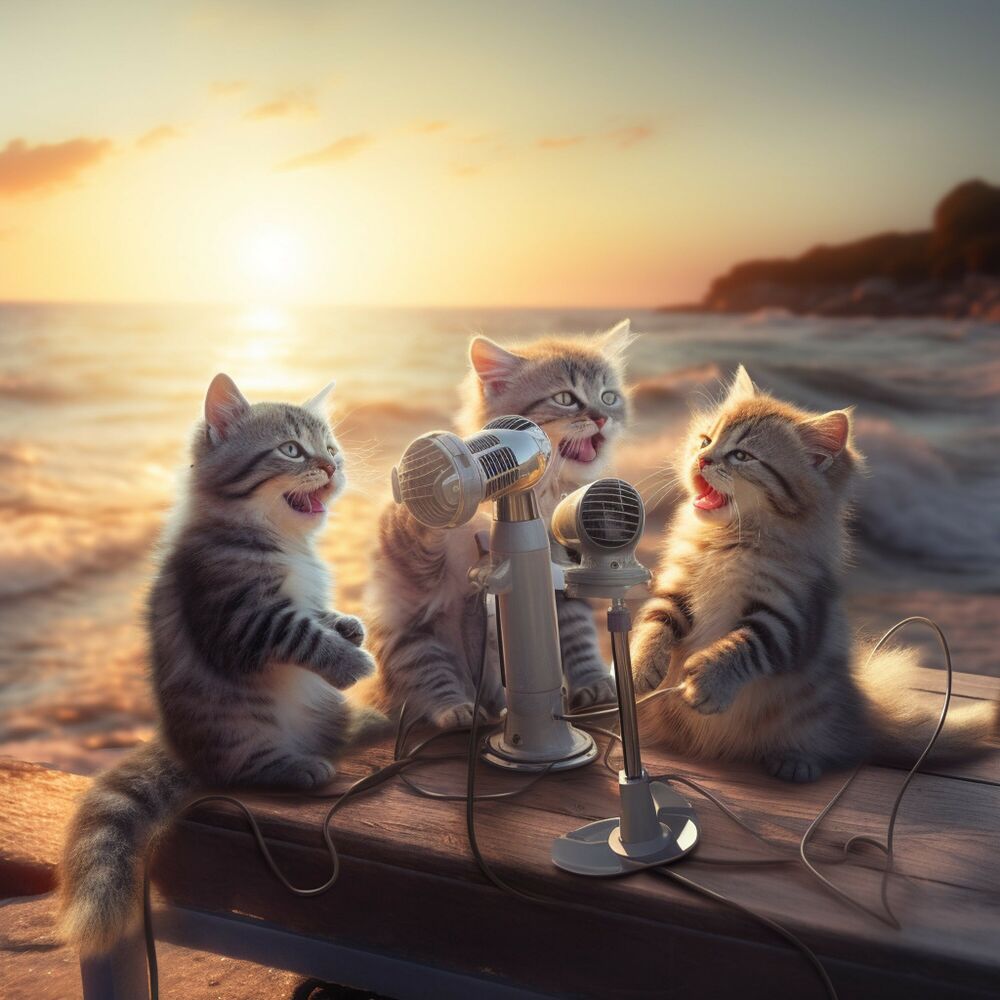 Picture of Ocean Cats: Feline Melody Tide