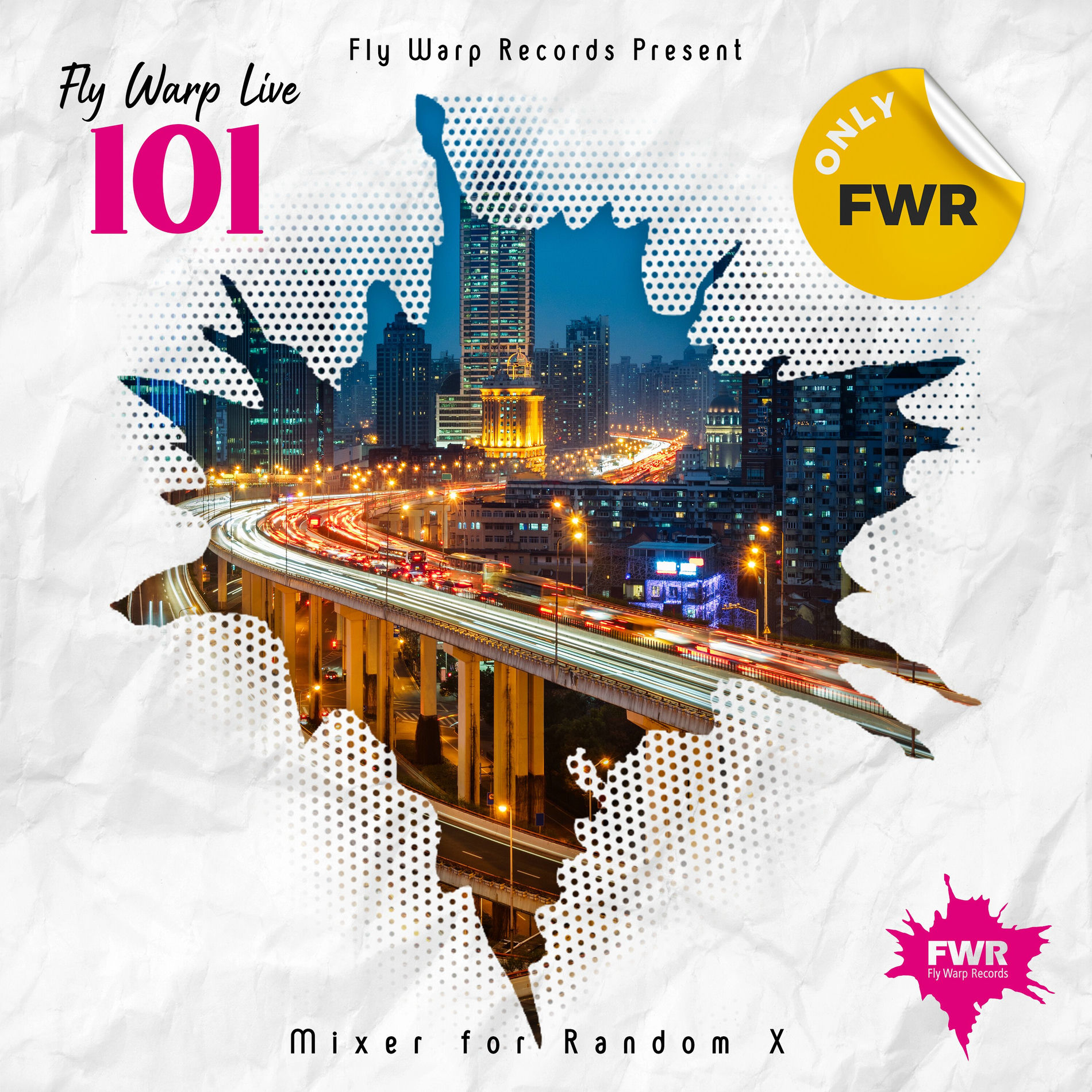 Album cover of Fly Warp Live 101