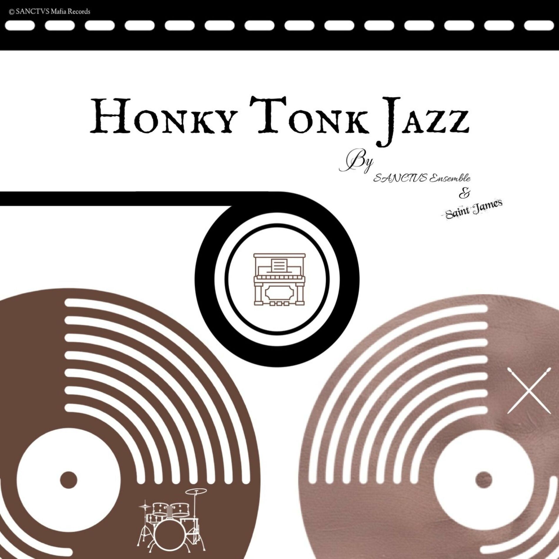 Album cover of Honky Tonk Jazz (feat. Saint James)