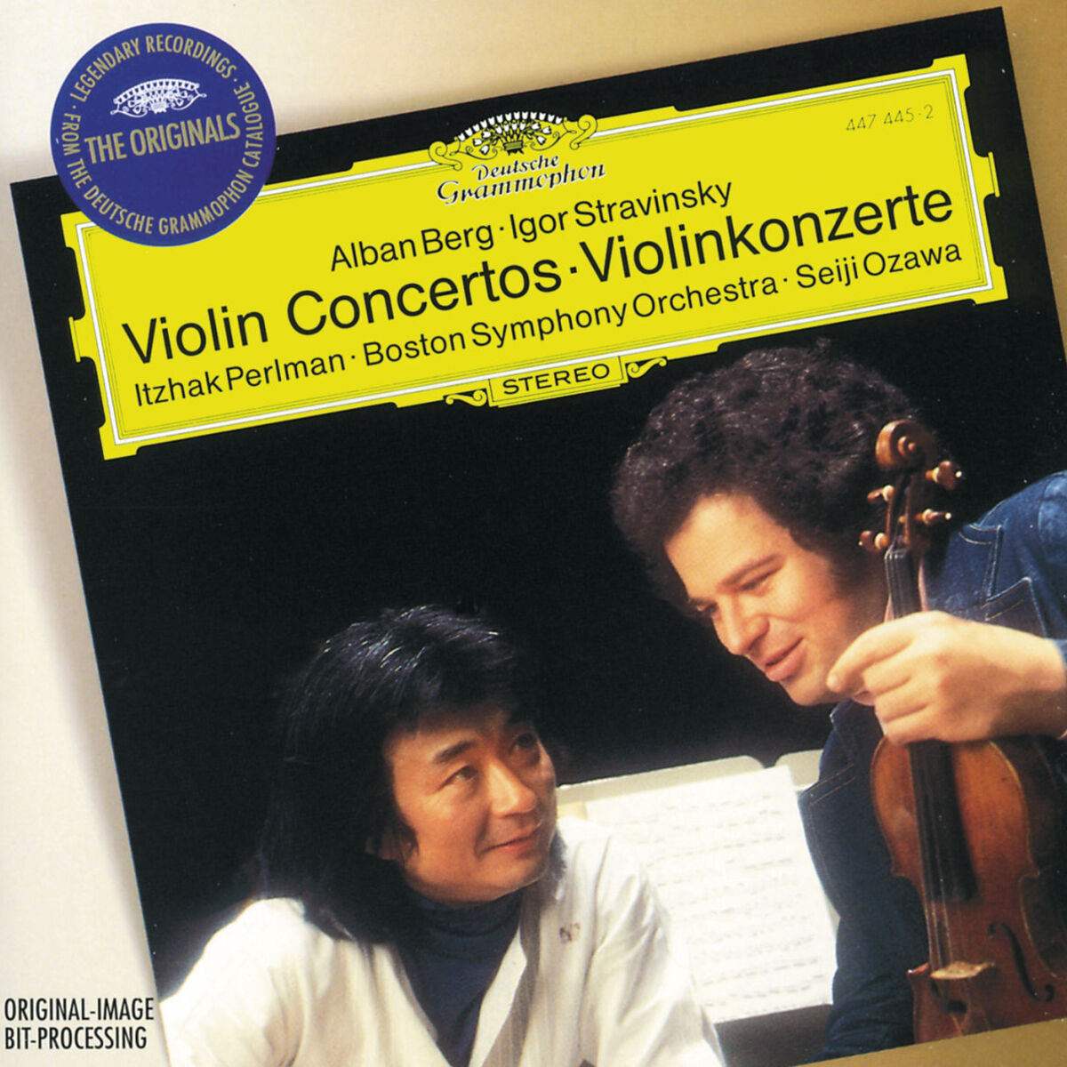 Album cover of Berg / Stravinsky: Violin Concertos