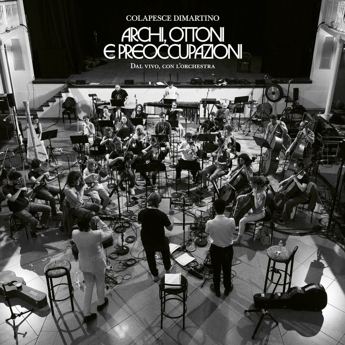 Album cover of Archi, ottoni e preoccupazioni. Colapesce Dimartino dal vivo con l'orchestra.